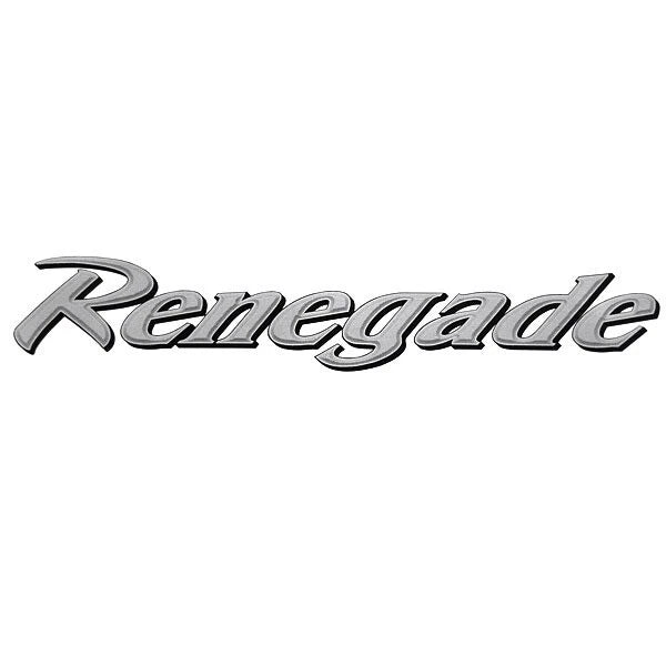Lund Boat Decal 200450 - Renegade 11 5/8 Inch Vinyl Black Silver