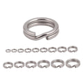 Stainless Steel Split Ring for Carp Fishing Double Loop Design