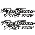 Tracker Boat Decal 142803 - Pro Team 175 TXW Black White (pair)