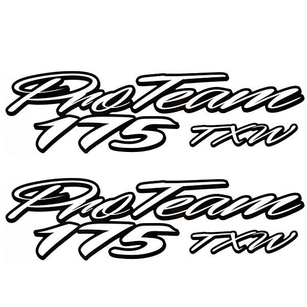 Tracker Boat Decal 142803 - Pro Team 175 TXW Black White (pair)