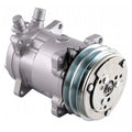 88351224 Sanden SD508 Compressor, with 2 Groove Clutch - Fits JCB