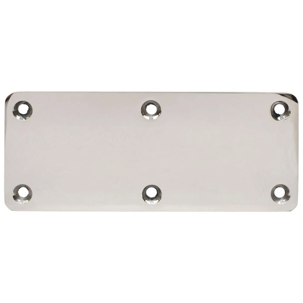 Skier's Choice Boat Flat Mounting Bracket 119253 - 2 1/2 X 6 Inch SS