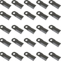 25 Pack: Disc Mower Blade Fits Ford/ Holland Replaces 56110300