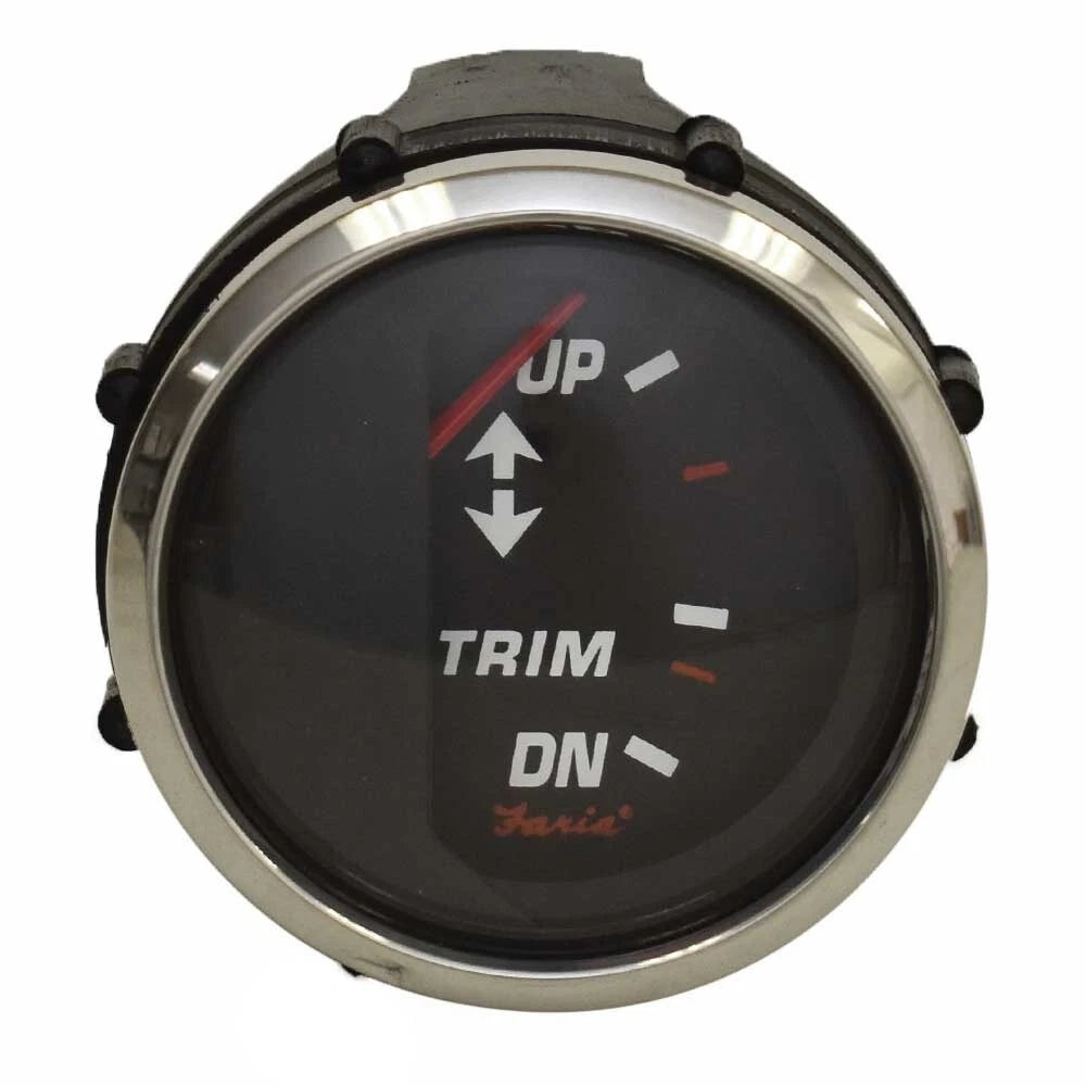 Faria Boat Trim Gauge GP4509A - Professional Red Mercury 2 Inch