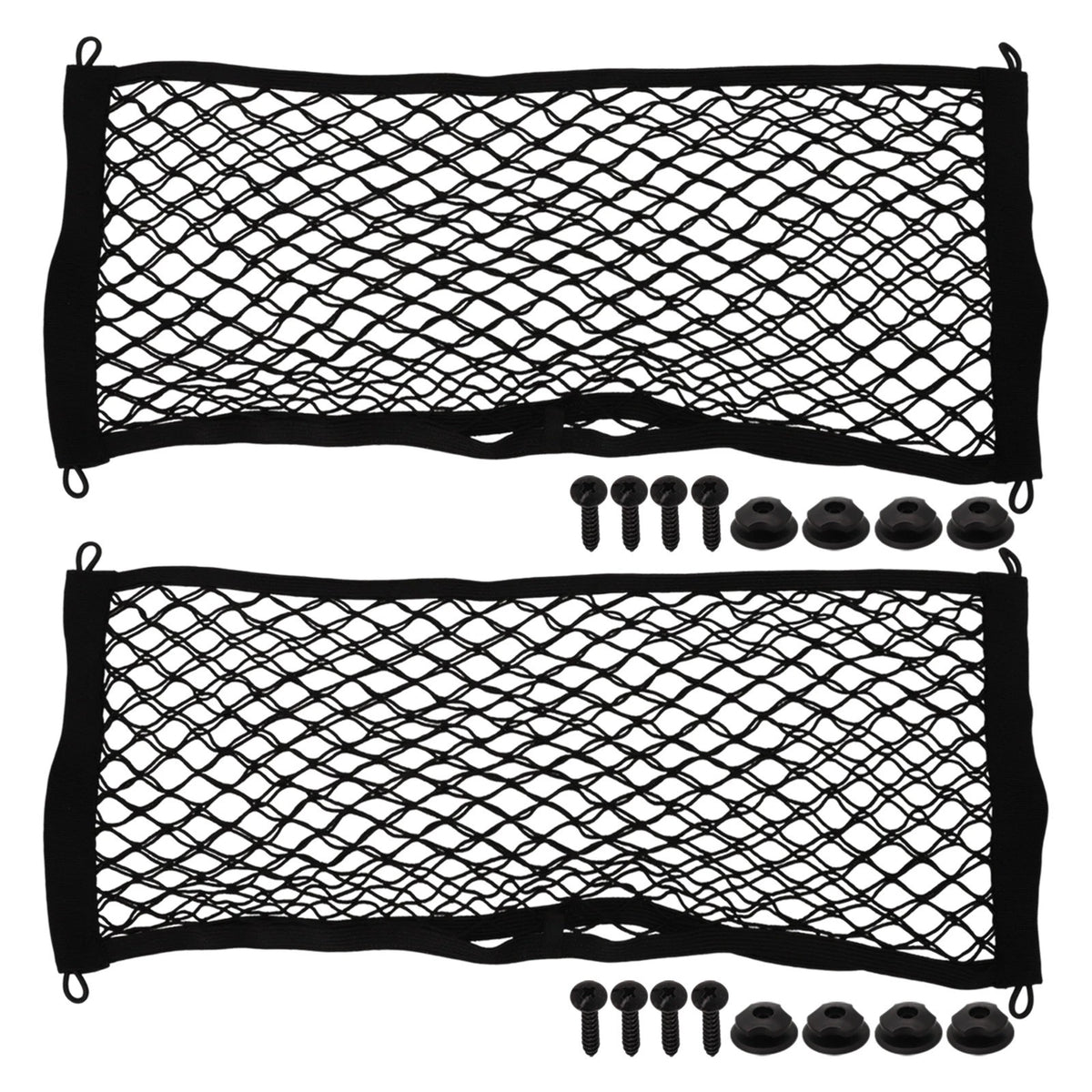 Pocket Storage Net Replacement Storage Mesh Bag with Screws 25*60CM Boat Car