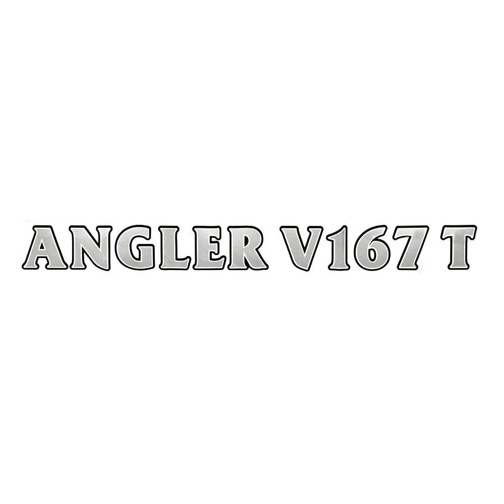 G3 Boat Decal 73405068 - Angler V167 T Silver Black White