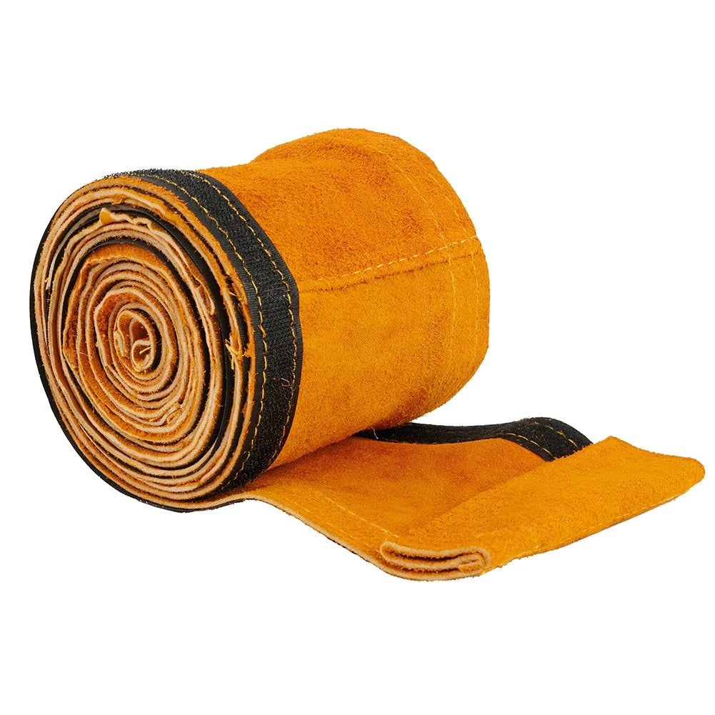 Welding Torch Cable Cover Protector Leather Sheath 15Ft Long for Mig for Tig