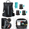 Reflective Running and Cycling Backpack with 3L Hydration Pack Mesh Ventilation