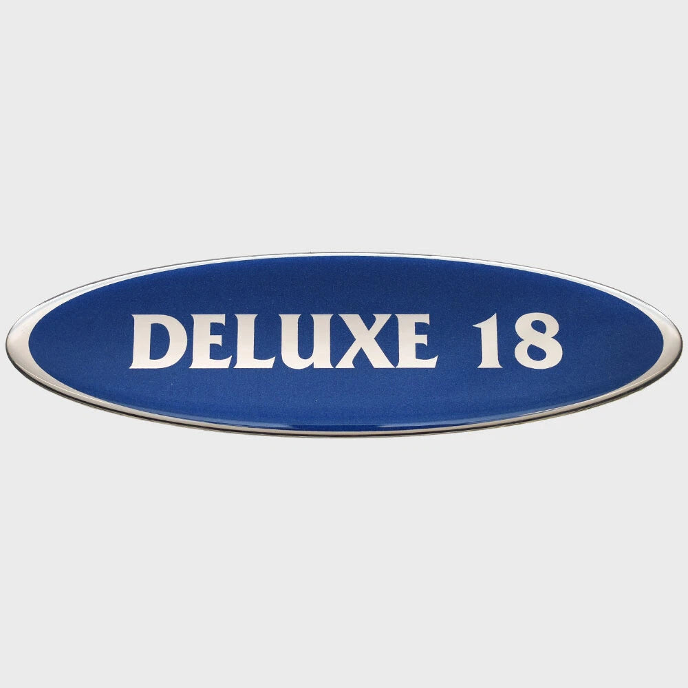 G3 Boat Raised Decal Emblem 73405202 - Deluxe 18 Stikcer Blue Silver