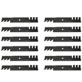(12) Toothed Mulching Blade Fits Bad Boy 48" 50" Cut Lawn Mower Decks