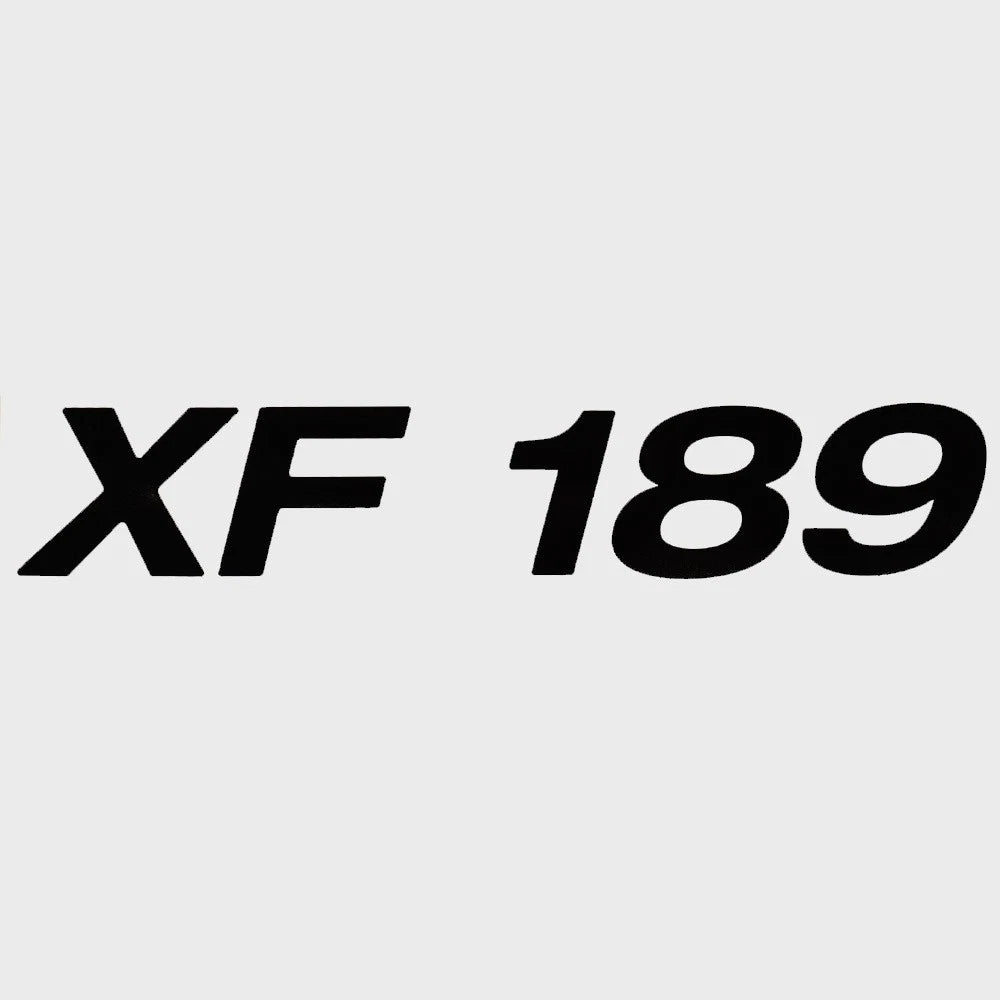 Lowe Boat Model Decal 2377246 - XF 189 Black Vinyl Sticker