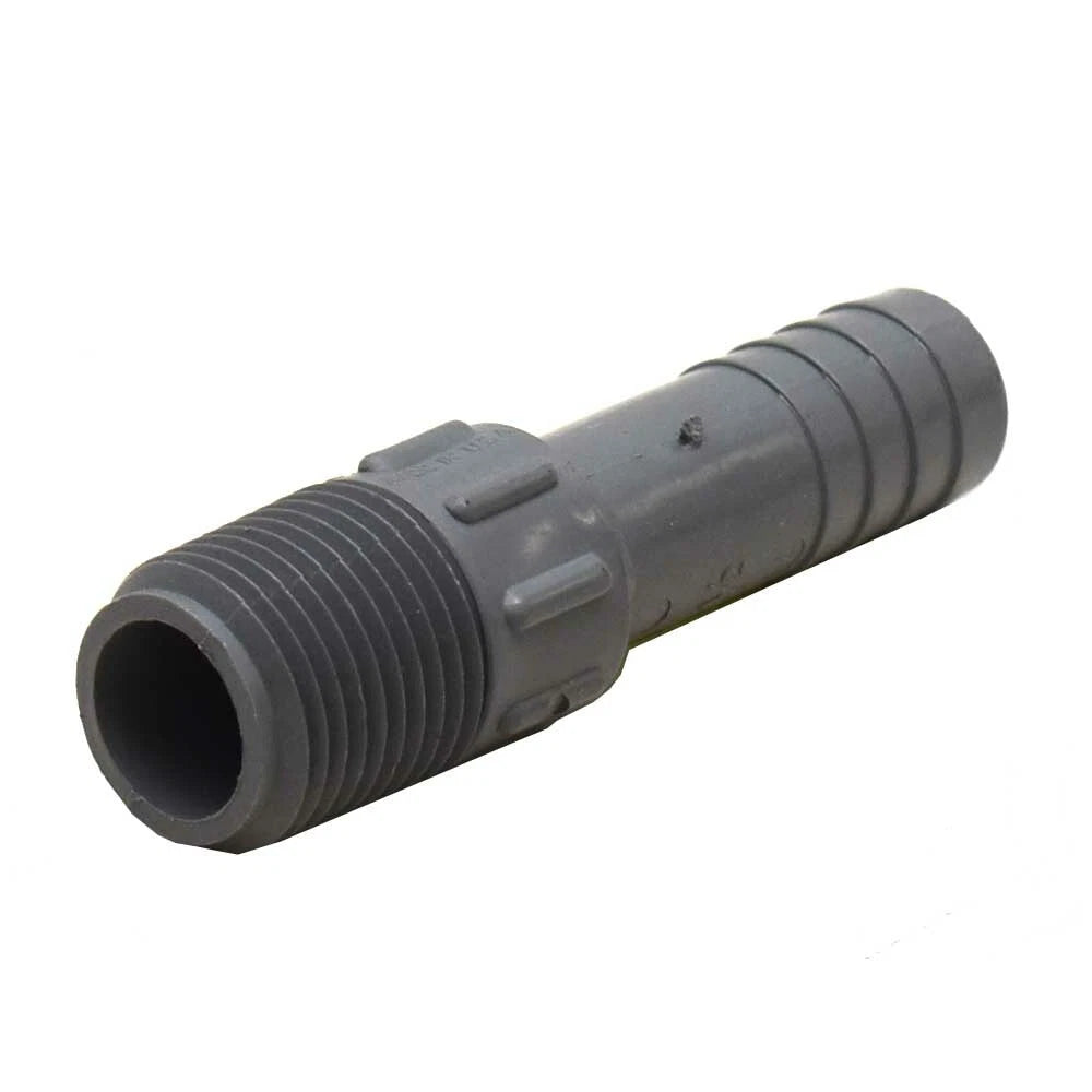 Genova Boat Hose Adapter Fitting 350405 - 5/8 Inch Gray PVC