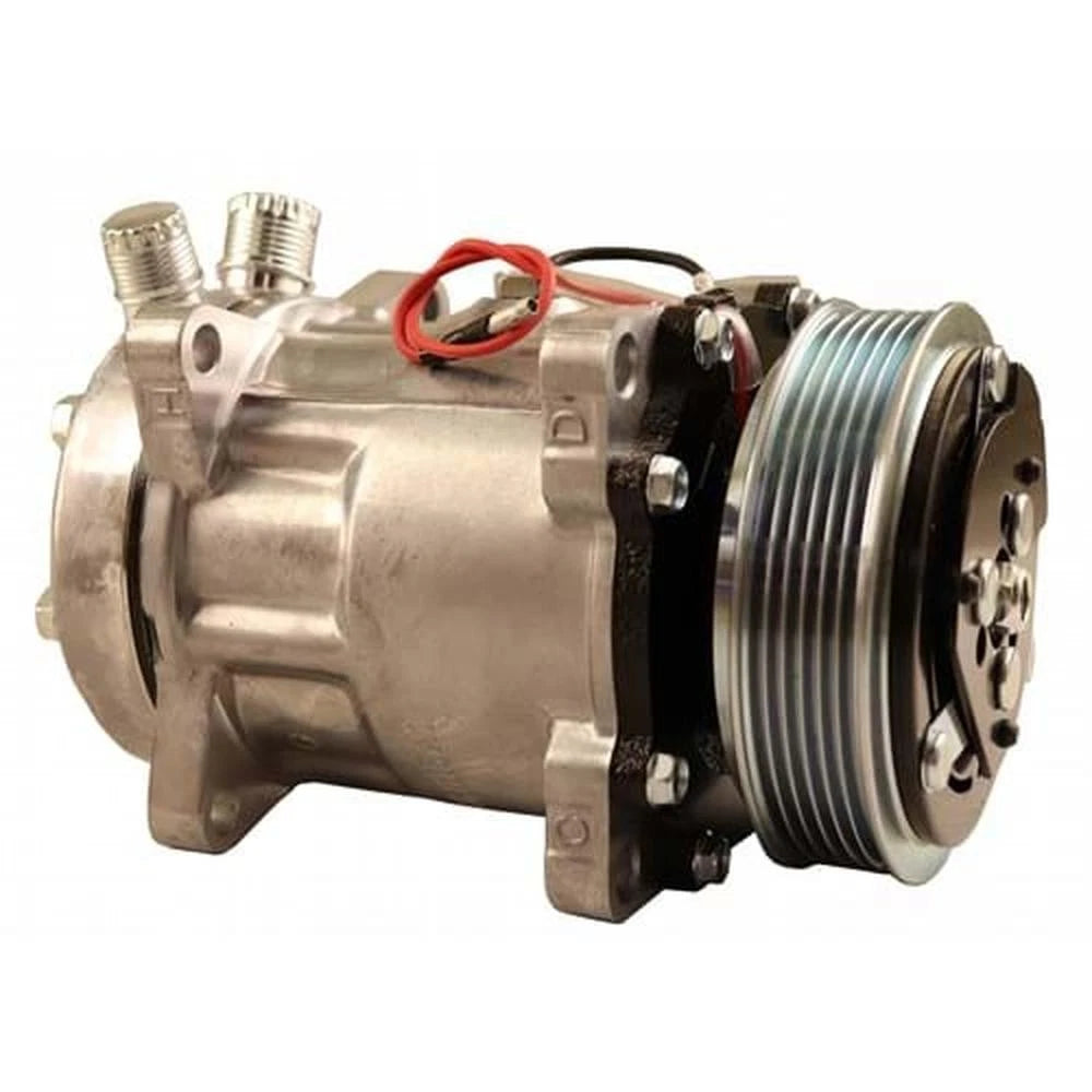 8814328A Sanden SD7H15 Compressor, with 6 Groove Clutch - Fits Ford