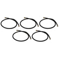 Lund Boat Bungee Cords 1983917 - 18 Inch Black Rubber (set of 5)