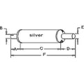 10A17881 Muffler Fits Mpl Moline Tractor Models G705 G706 G1000