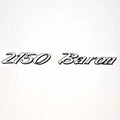 Lund Boat Raised Decal 2089213 - 2150 Baron 15 3/4 X 1 3/4 Inch Silver