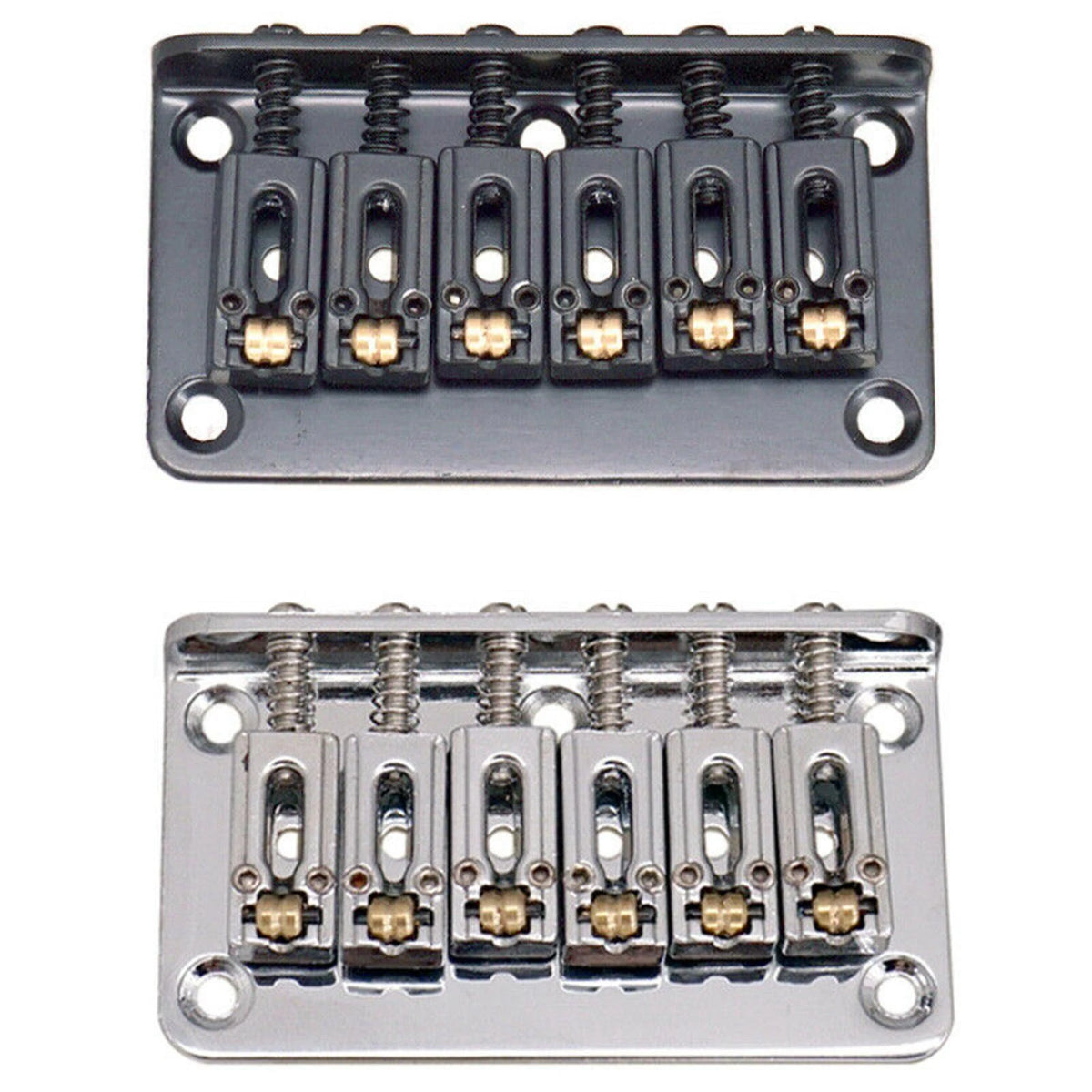6 String Electric Guitar Body Hardtail Roller Saddle Bridge with Wrench &screws