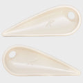 Rinker Boat Teardrop Panels - 21 1/2 X 8 1/4 Inch Off White (set of 2)