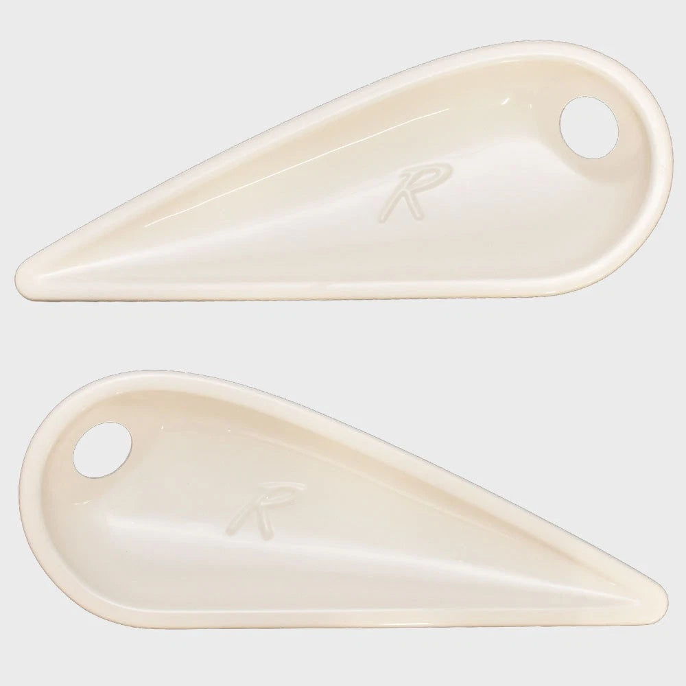 Rinker Boat Teardrop Panels - 21 1/2 X 8 1/4 Inch Off White (set of 2)