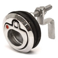 Boat Non-Locking Deck Hatch Latch - 2 Inch Stainless Steel