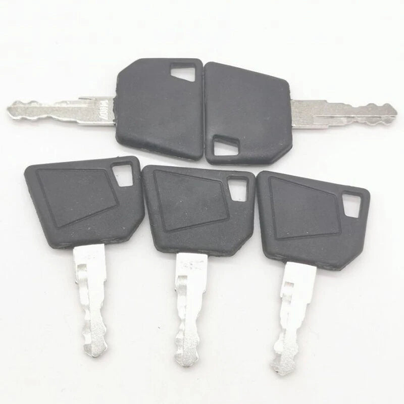 (5) Ignition Keys for JCB Volvo Mini Excavator, Loader - 3CX, 701, 45501, 14607