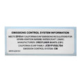 Lund Boat Emissions Control Decal 2295183 - White 4 1/4 X 1 3/4 Inch