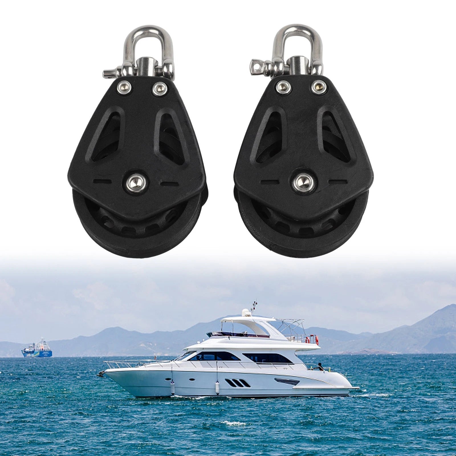 Marine Accessory Reliable Nylon Pulleys Designed for Easy Operation At Sea