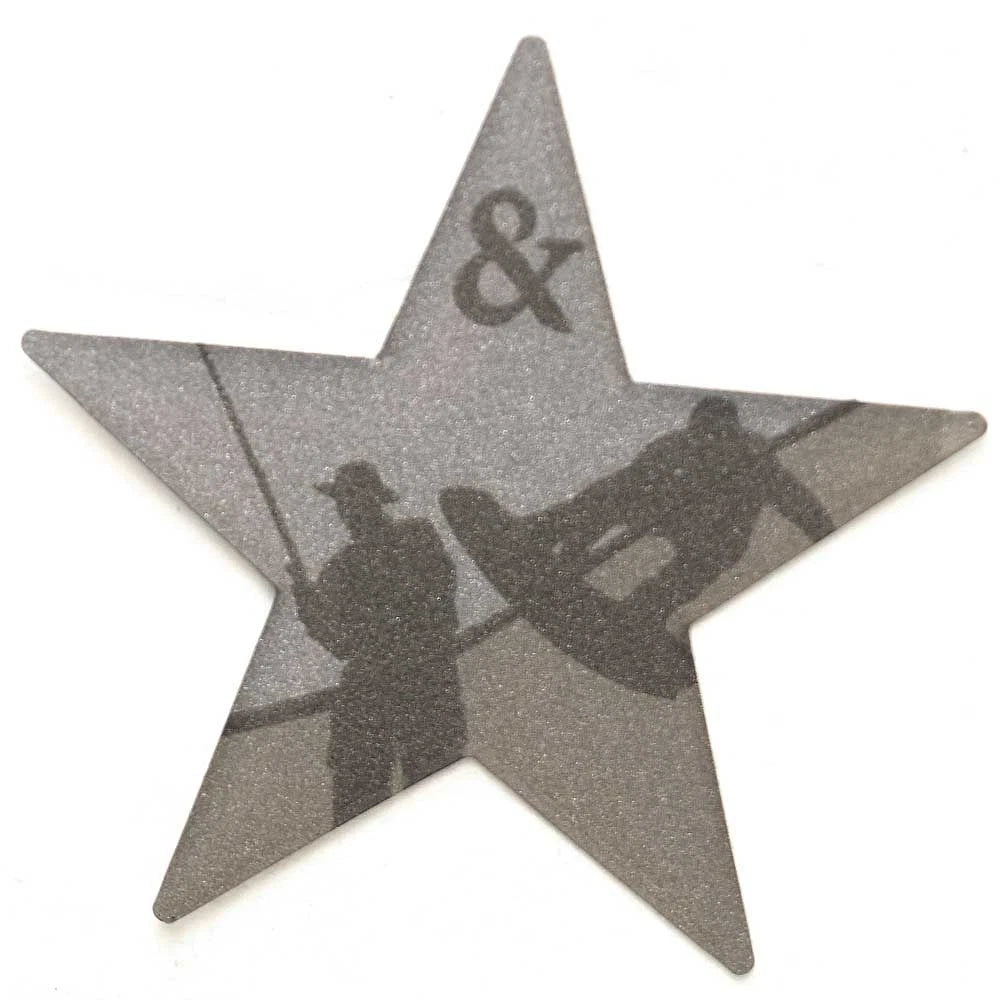 Chaparral Boat Raised Star Decal 14.00839 - 19 H2O Fish Ski Silver