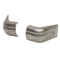 Cruisers Boat Rub Rail Corner End Caps - Stainless (set of 2)