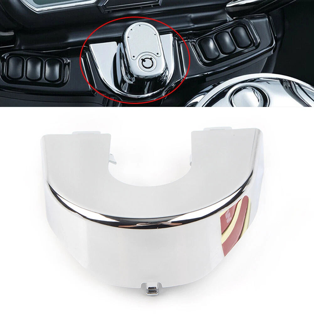 Ignition Switch Panel Trim for Harley Road Glide 2015-2021 2016 2017 Chrome