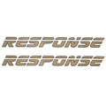 Malibu Boat Model Decals - Response TXI Gold/Charcoal (pair)