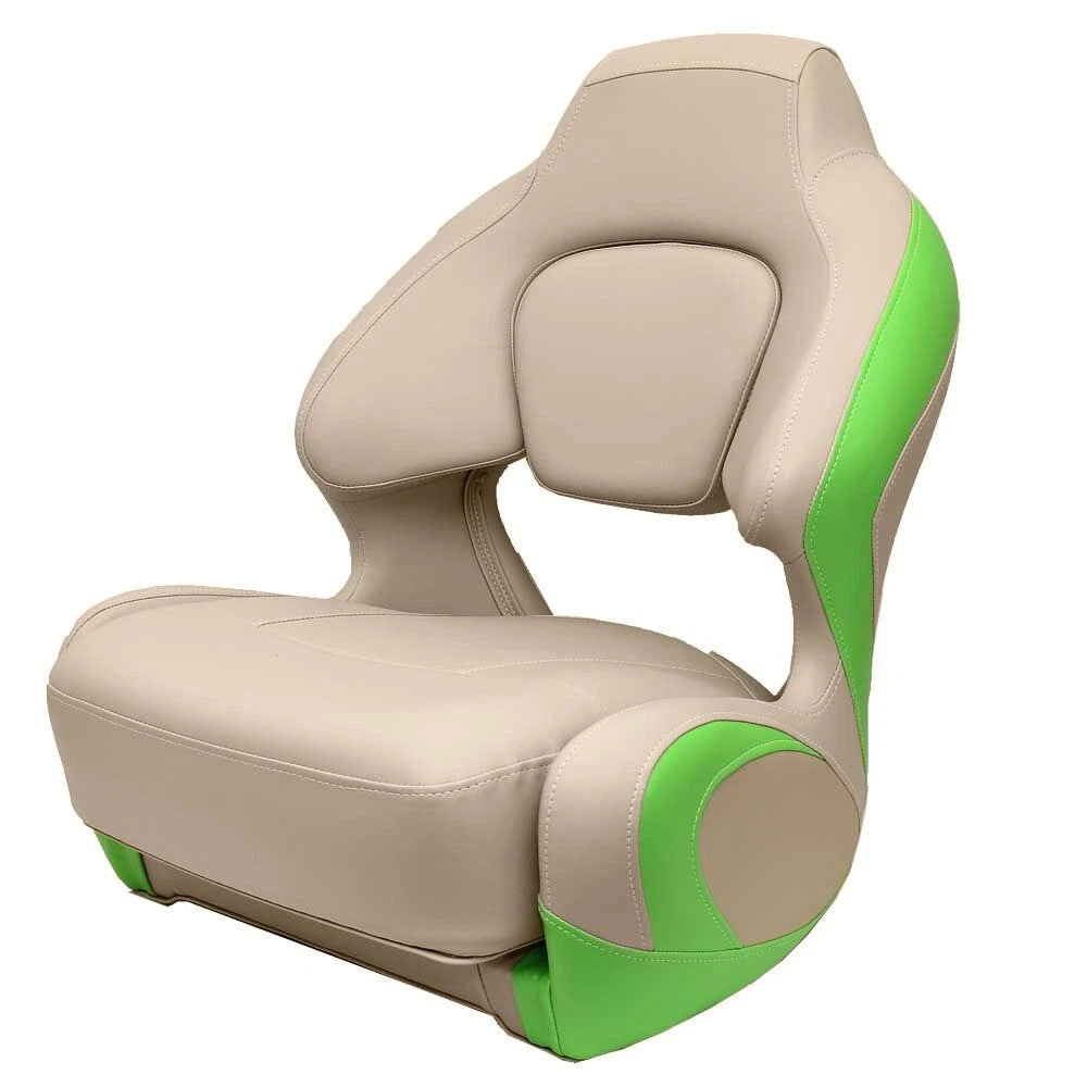Chaparral Boat Captains Helm Seat 31.00592 - H2O Beige Lime Green