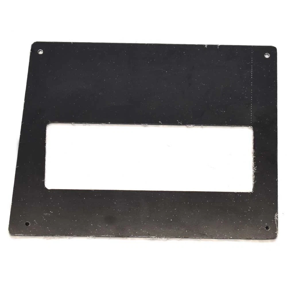 Sailfish 325 Dual Console Boat Blank Stereo Panel 61-5919 - Black Plastic