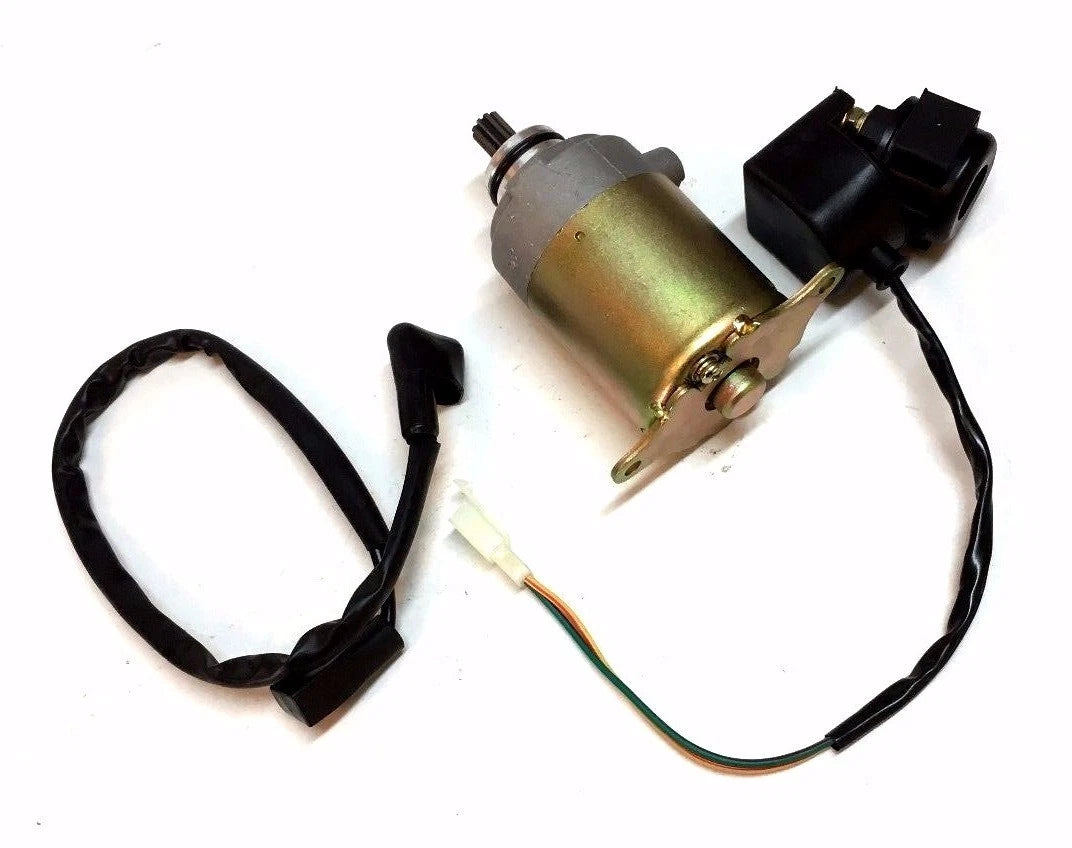 WILDFIRE JONWAY 125CC 150CC STARTER MOTOR AND RELAY SOLENOID SCOOTER MOPED QUAD