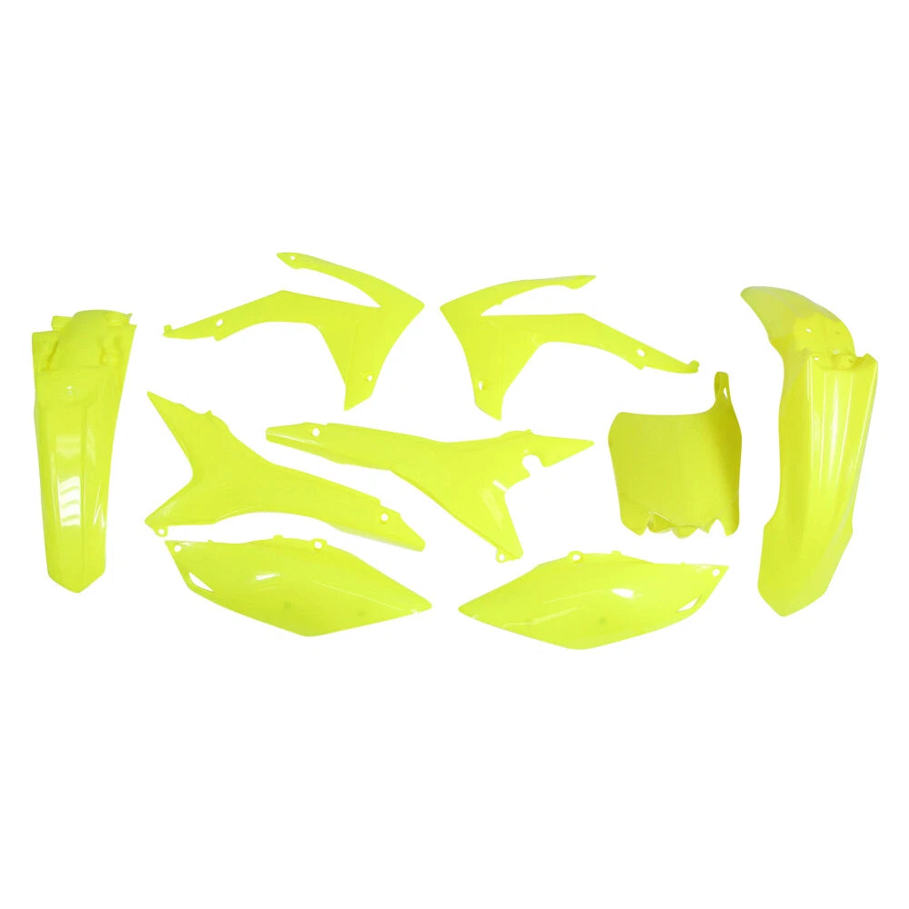 Rtech Plastics Kit Honda LTD ED CRF450 R 2013-2016 with Airbox Covers Neon Yellow