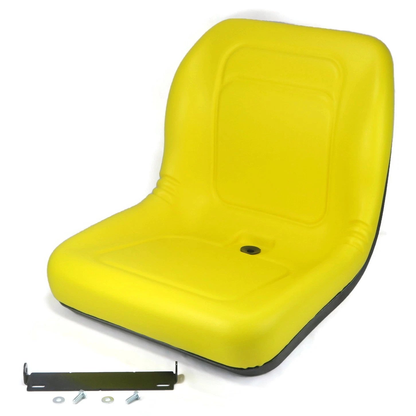 Yellow HIGH BACK SEAT with Pivot Rod Bracket for John Deere 655 755 756 855