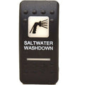 Carling Boat Rocker Switch Cover - Salt Water Washdown Black Illuminated