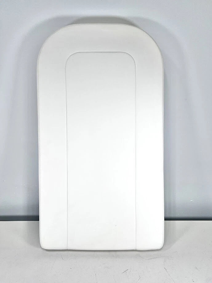 Invincible Boats, White Cushion, Hardbacking, 40in X 22in, (puncture), Plain