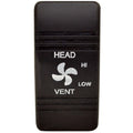 Carling Boat Rocker Switch Cover - Godfrey Head - Vent Actuator