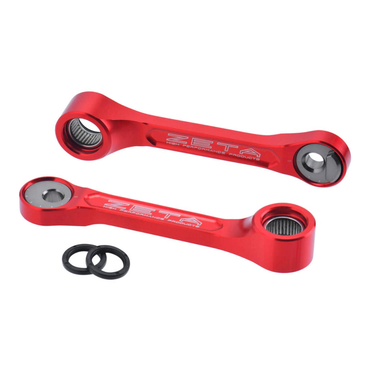 Zeta RSL Adjustable Linkage Red for Honda CRF450RX 2021-2024