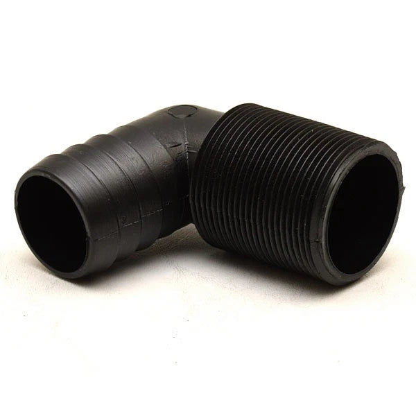 Doral Boats 90 Degree Connector Fitting - 1 7/8 X 1 1/2 Inch Plastic