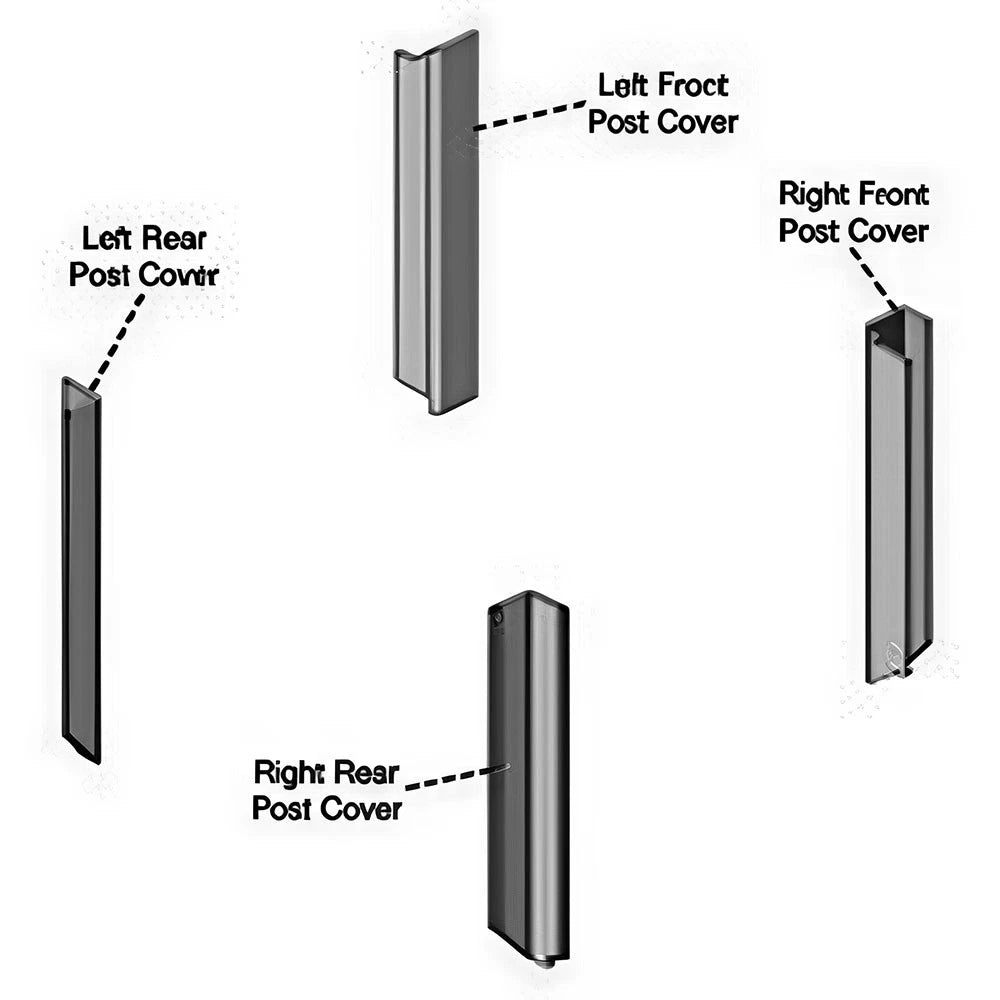 R6283 Cab Foam Post Kit - MultiBrown Fits John Deere