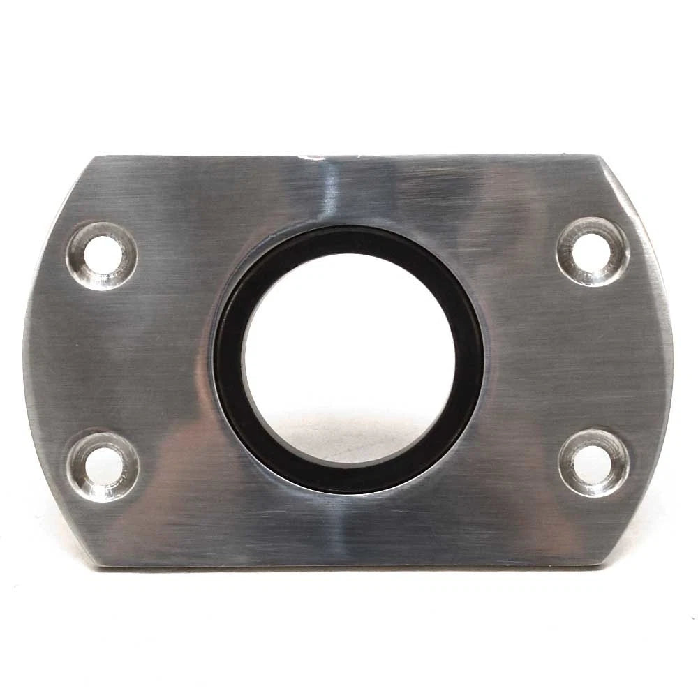 Rinker Boat Rod Holder Plate 6696462 - 2 1/4 Inch Stainless Steel