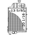 Radiator Fits John Deere 310 310A 310B 401D AT32527