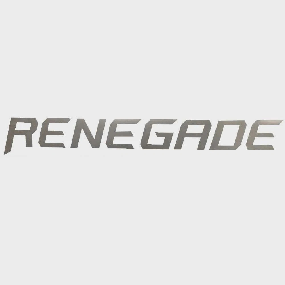 Lund Boat Decal 2339251 - Renegade 12 X 1 7/8 Inch Silver