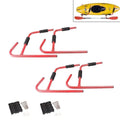 Folding Hanger Wall Mount Kayak Rack Storage Rack Surfboard Canoe Hanger 2 Sets