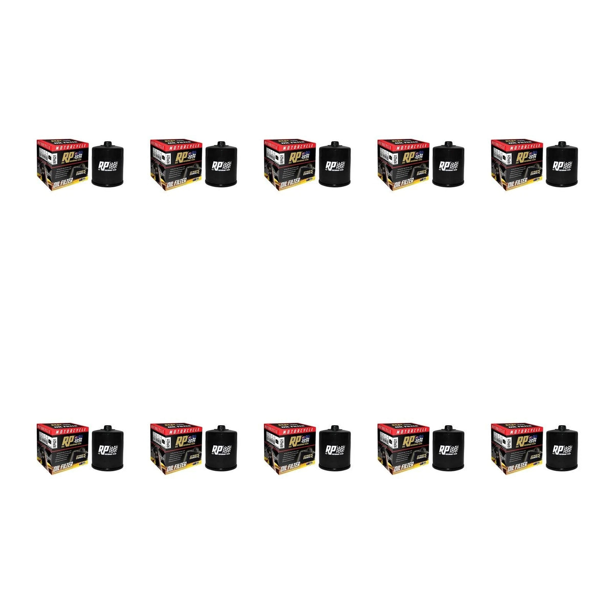 10 Pack RP Oil Filter for Arctic CAT 450i ATV 2012