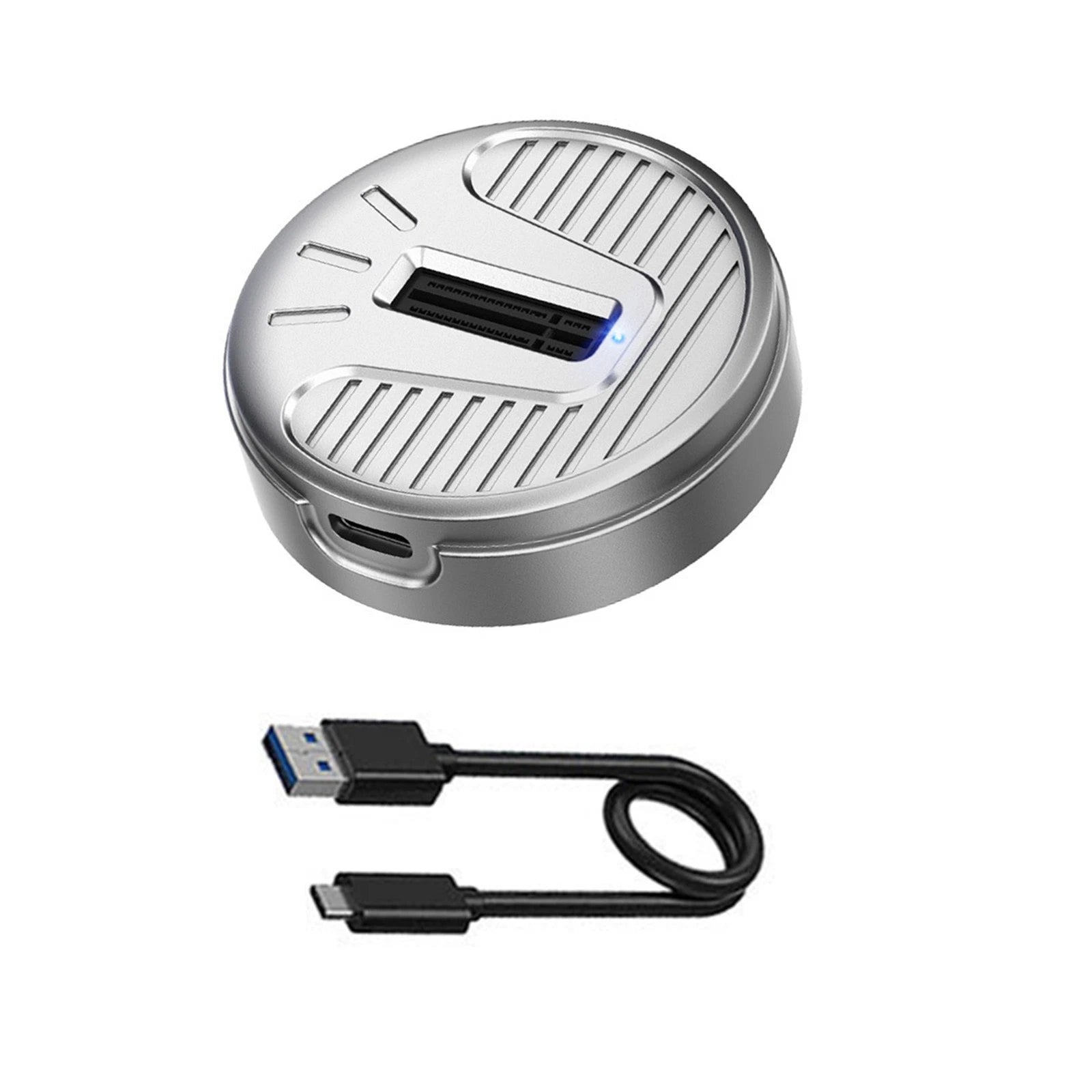 USB 3.1 Type-C M.2 NVMe SATA External SSD Enclosure 10Gbps Tool-Free Adapter