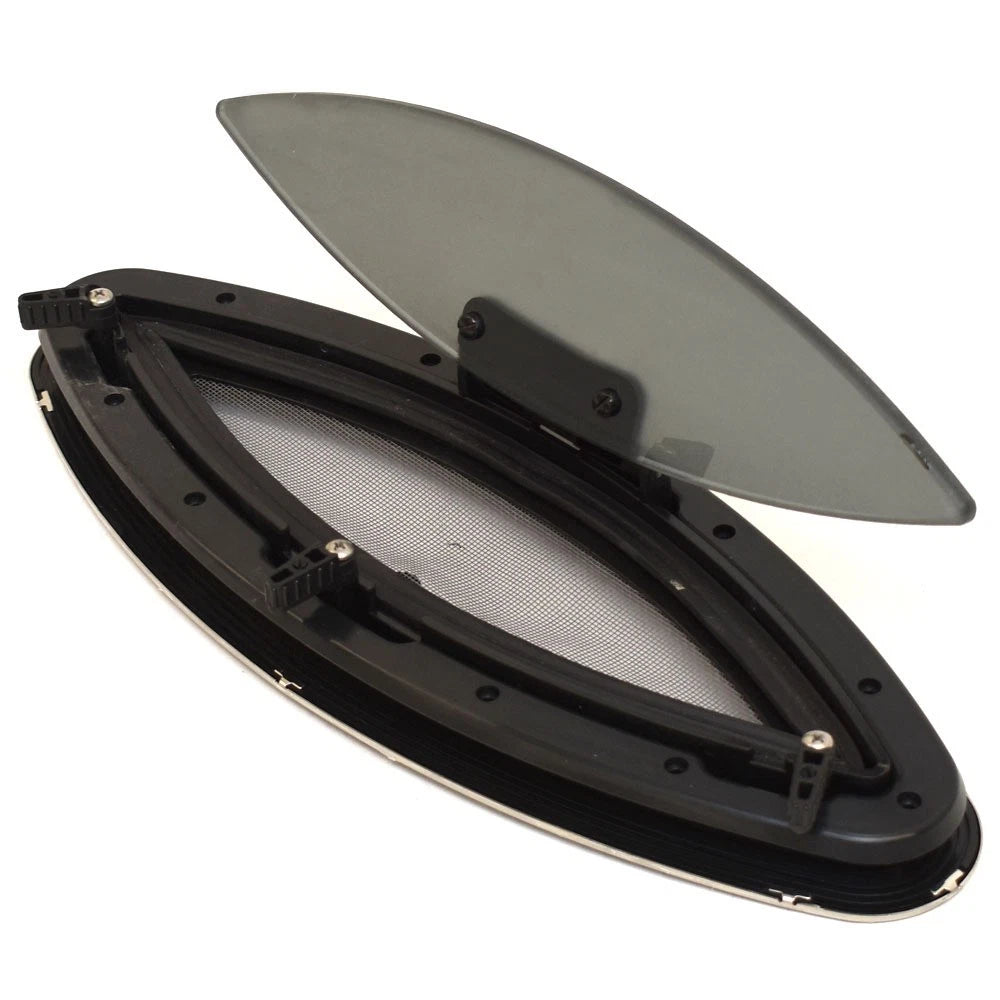 Bomar Boat Molded Flagship Portlight - 4 X 14 1/2 Inch Frosted Lens