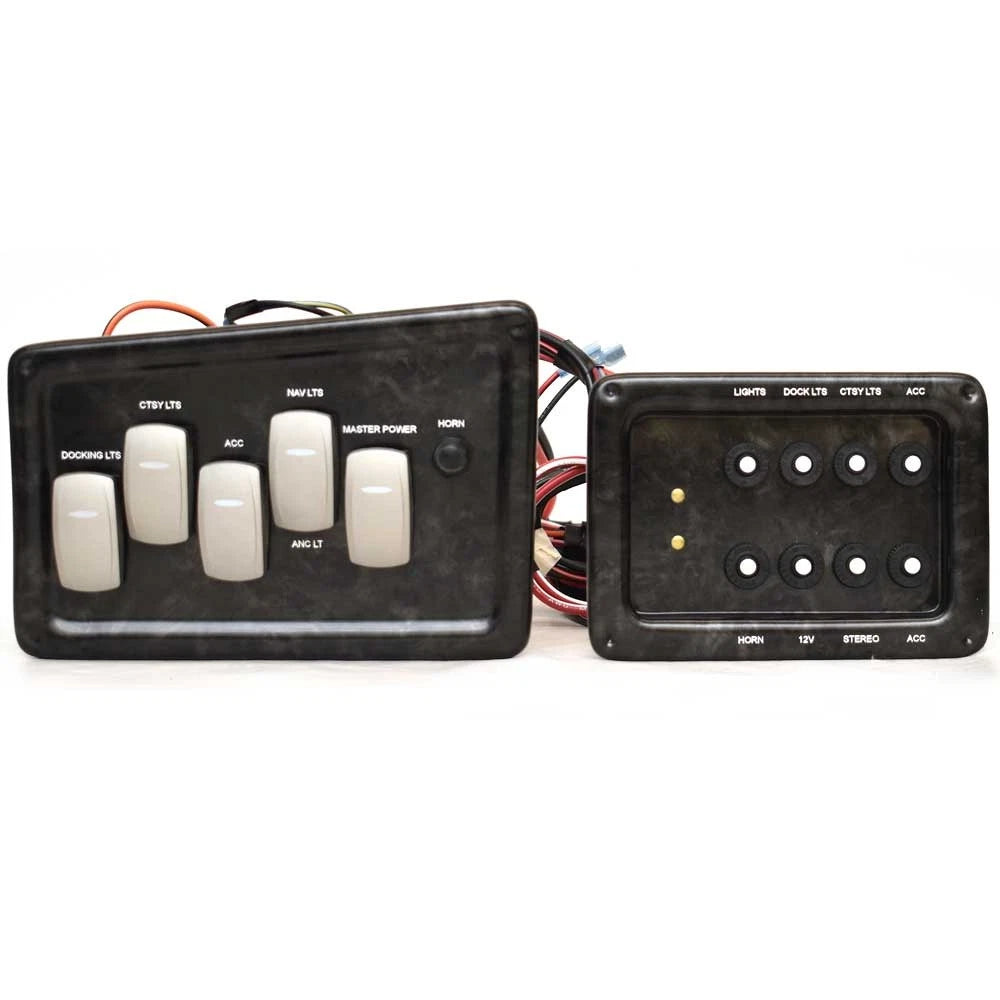 G3 Boat Switch Panel 73422970 - Faux Gray Woodgrain (set of 2)